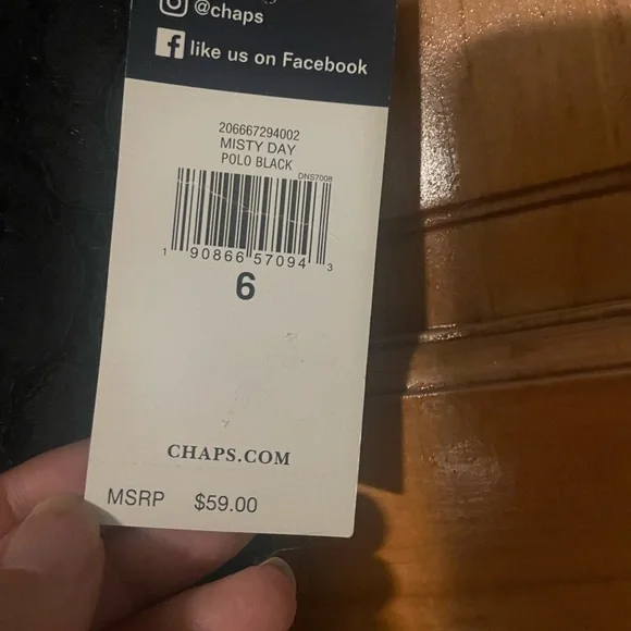 NWT Chaps Classic Black Pencil Midi Skirt, Floral Lace, Lined, size 6 - Picture 3 of 7